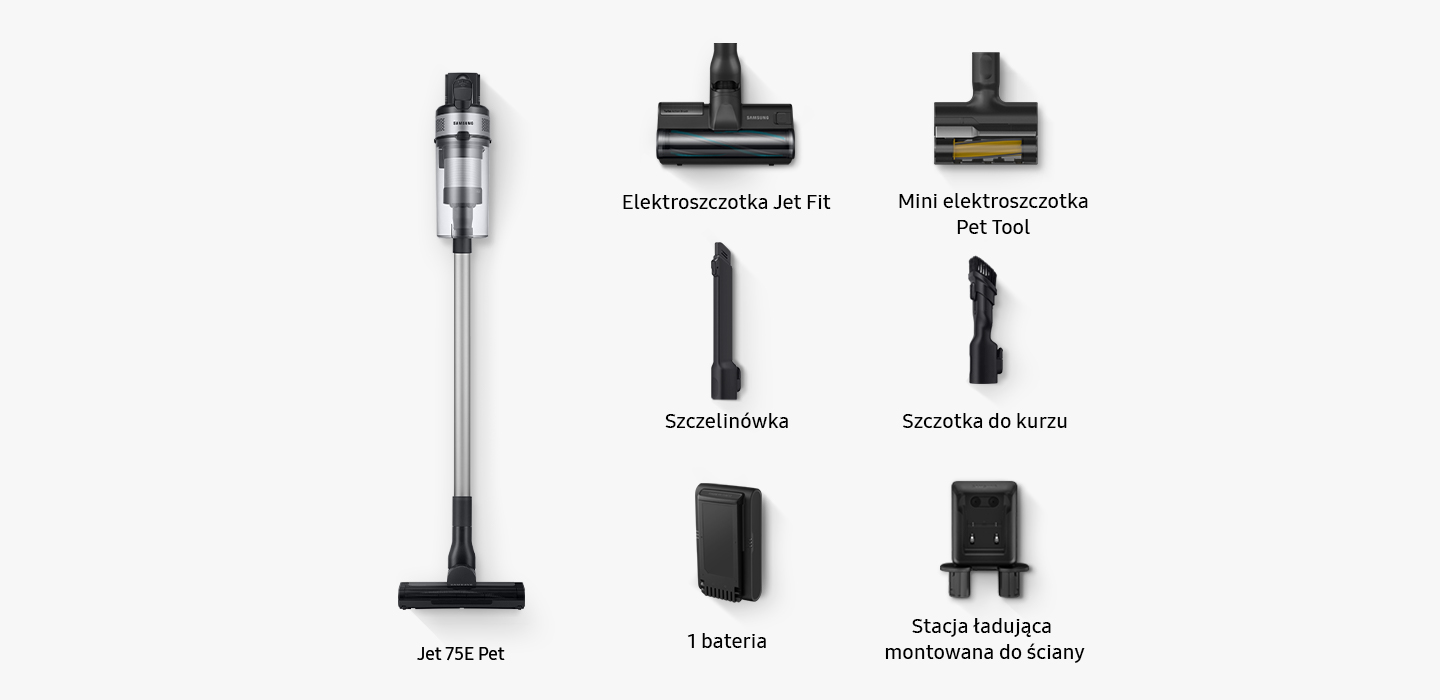 Akcesoria do odkurzacza Jet 65 VS15A60AGR5/GE marki Samsung Akcesoria do odkurzacza Jet 65 VS15A60AGR5/GE marki Samsung