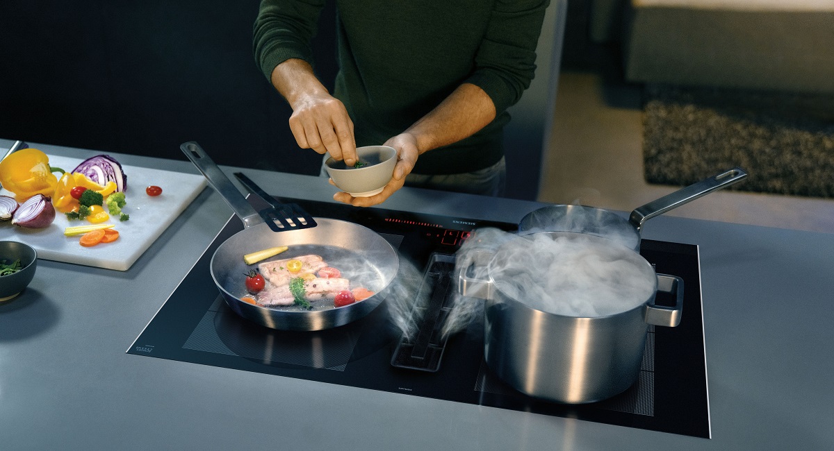 InductionAir - płyta indukcyjna zintegrowana z wyciągiem.