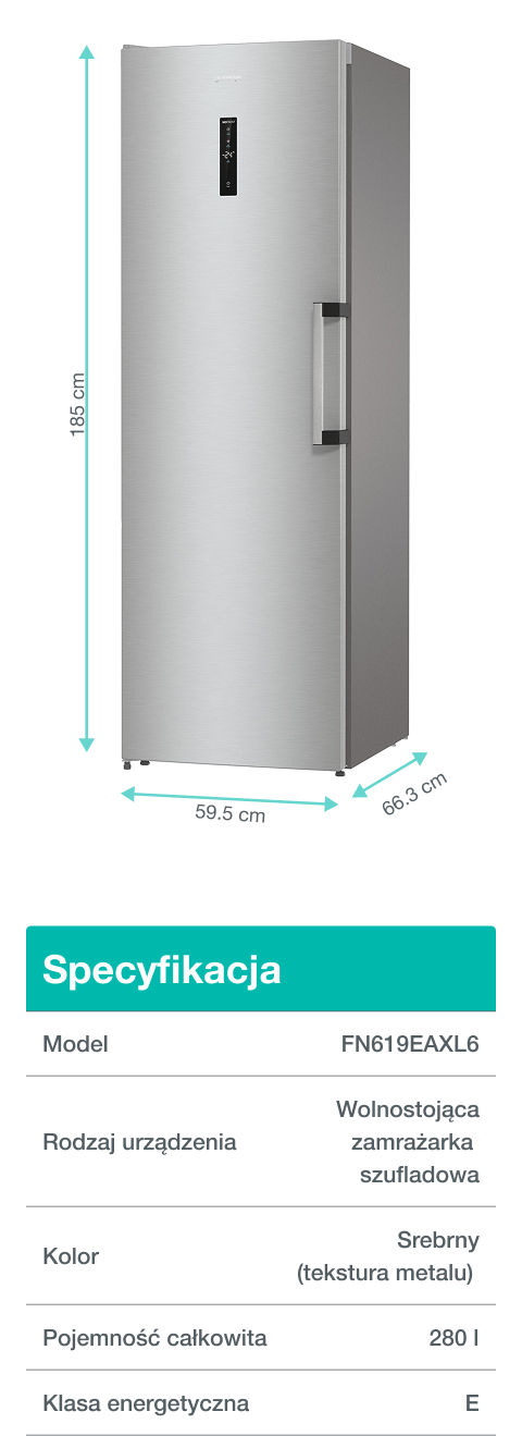 Image: Gorenje fridge FN619EAXL6 Gorenje fridge FN619EAXL6