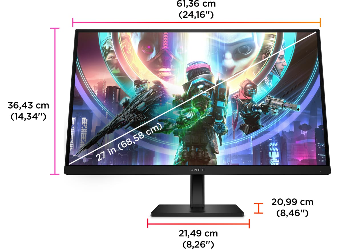 Image: HP MONITOR GAMINGOWY OMEN 27QS HP MONITOR GAMINGOWY OMEN 27QS
