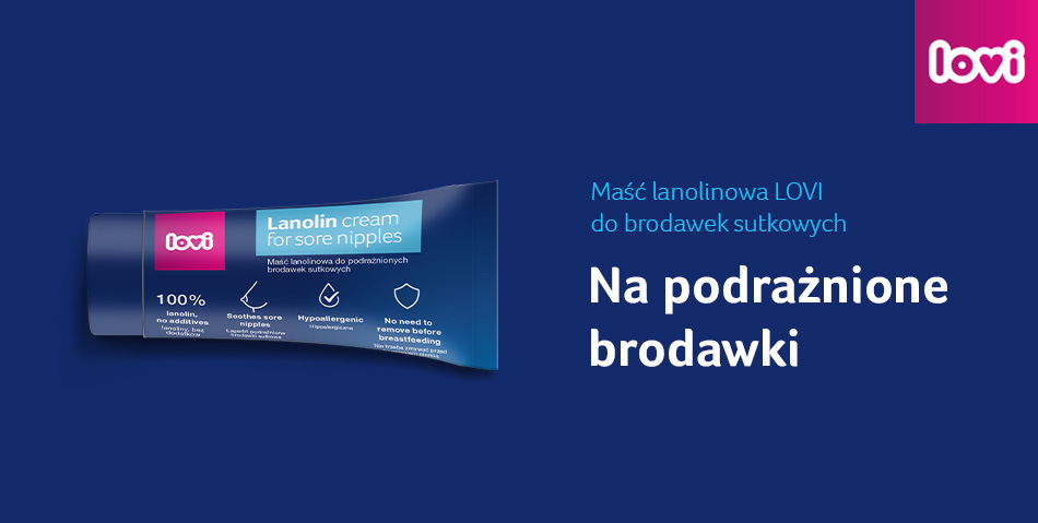 Maść lanolinowa LOVI do brodawek sutkowych 37g