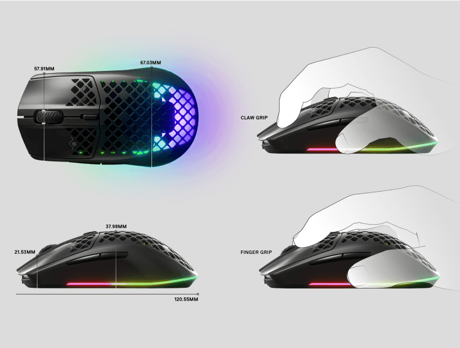 Image: SteelSeries Mouse Aerox 3 Wired SteelSeries Mouse Aerox 3 Wired