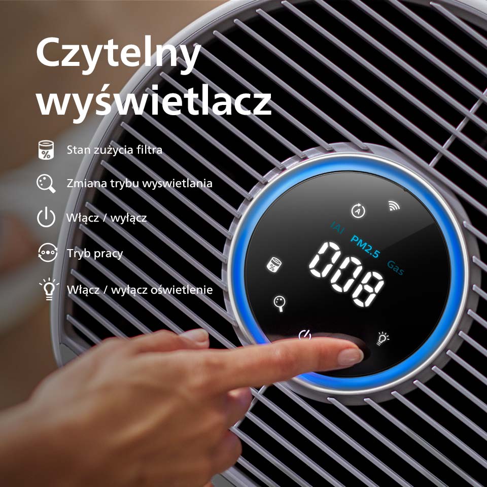 Philips Filtr 3w1 NanoProtect HEPAusuwa cząsteczki 100x mniejsze niż standardowy filtr HEPA Philips Filtr 3w1 NanoProtect HEPAusuwa cząsteczki 100x mniejsze niż standardowy filtr HEPA