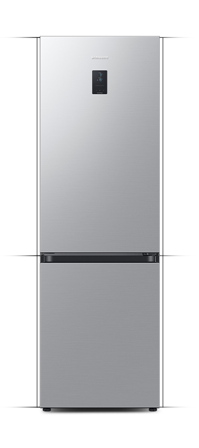 Lodówka z dolnym zamrażalnikiem Samsung RB34C671DSA wykończona w metalicznym graficie Lodówka z dolnym zamrażalnikiem Samsung RB34C671DSA wykończona w metalicznym graficie