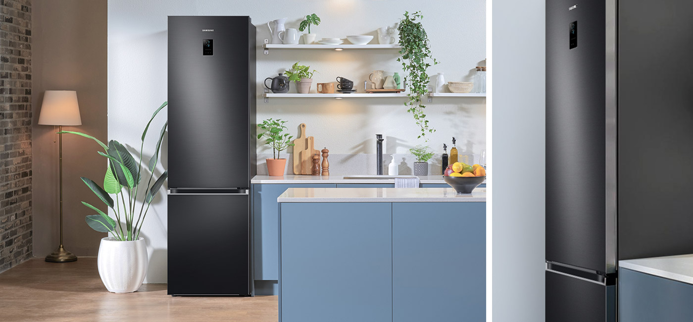 perfekcyjne dopasowanie lodówki Samsung RB38C776CB1 do zabudowy perfekcyjne dopasowanie lodówki Samsung RB38C776CB1 do zabudowy