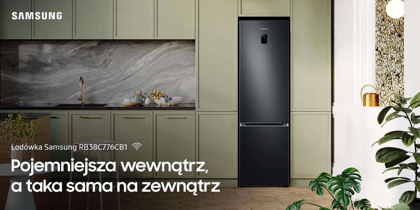 Lodówka z dolnym zamrażalnikiem Samsung RB38C776CB1 Lodówka z dolnym zamrażalnikiem Samsung RB38C776CB1