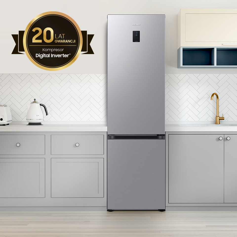 20 lat gwarancji na kompresor Digital Inverter w lodówce Samsung Grand+ 20 lat gwarancji na kompresor Digital Inverter w lodówce Samsung Grand+