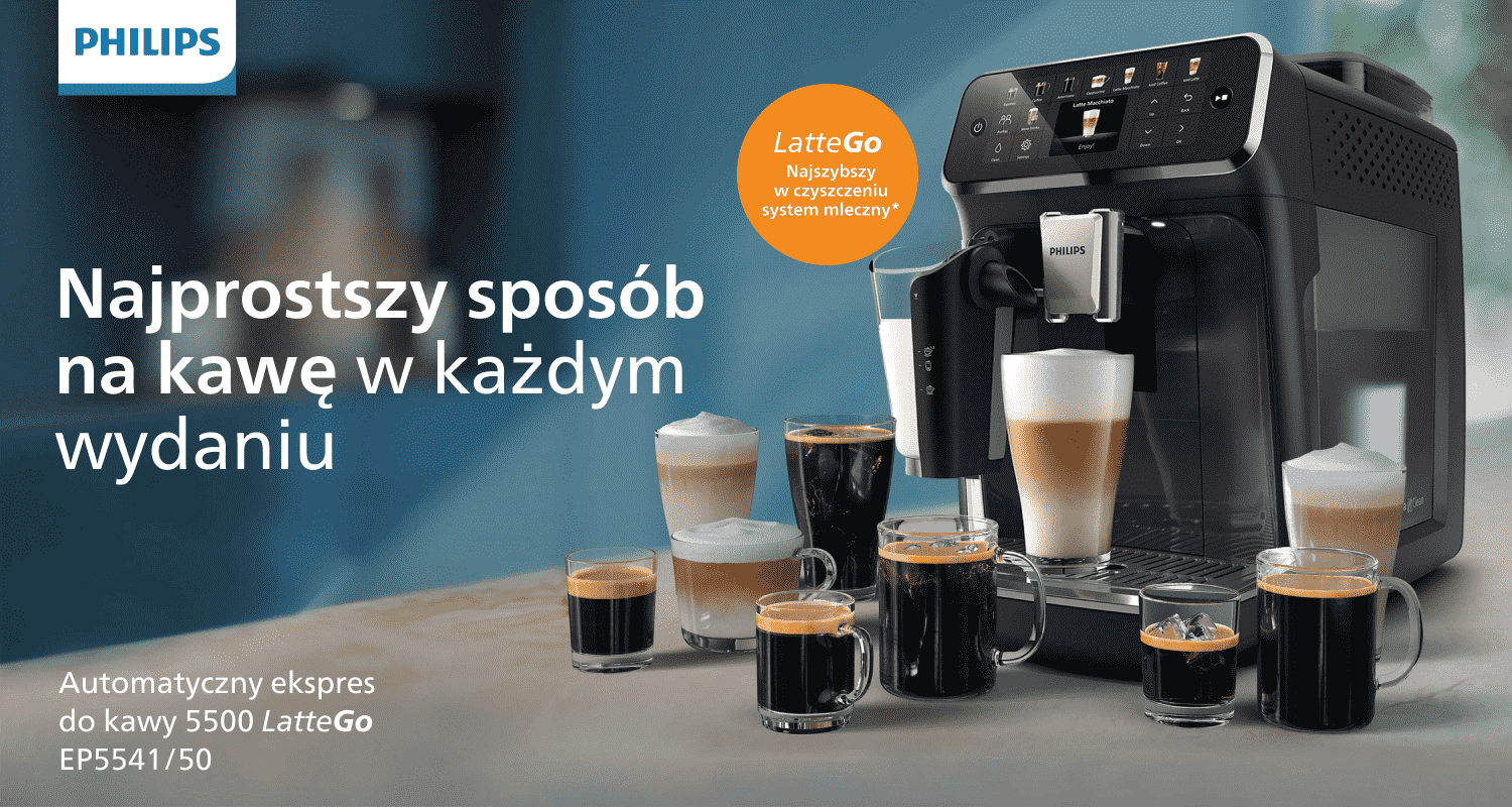 Ekspres Philips LatteGo dostępny na stronie Ceneo Ekspres Philips LatteGo dostępny na stronie Ceneo