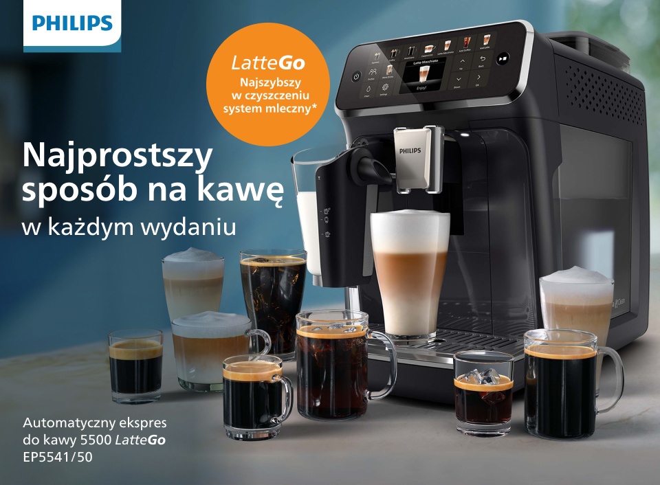 Ekspres Philips LatteGo dostępny na stronie Ceneo Ekspres Philips LatteGo dostępny na stronie Ceneo
