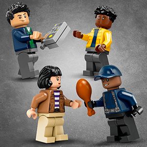 Cztery minifigurki do zabawy