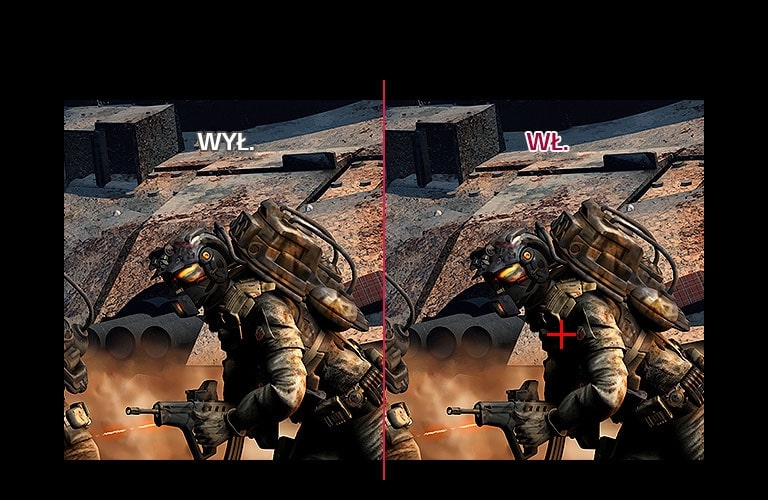 Crosshair: WYŁ. VS WŁ.