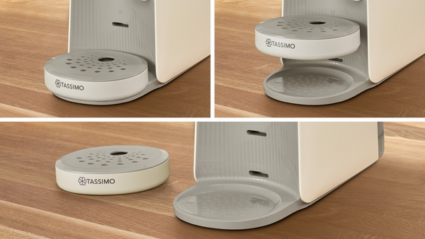 Ten ekspres TASSIMO pomieści każdą filiżankę i kubek