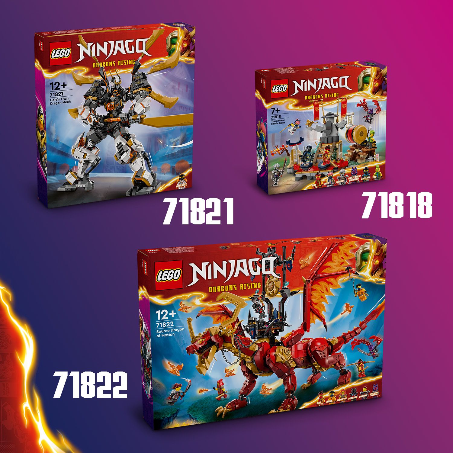 Więcej zestawów do kolekcji LEGO® NINJAGO®