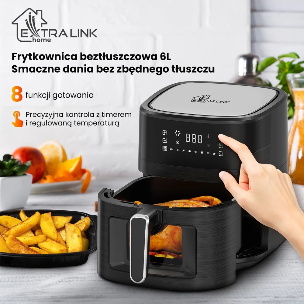 EXTRALINK HOME AIR FRYER 6.5L EU SJ-650