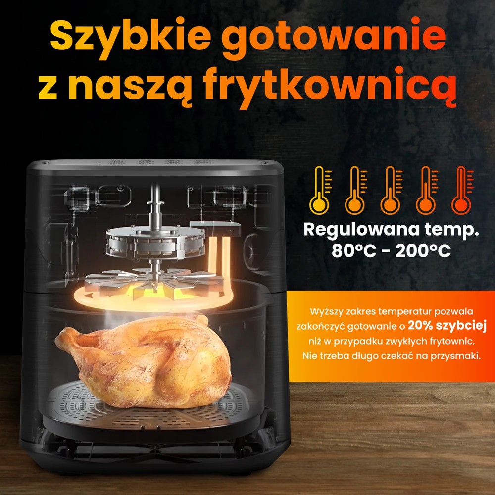 EXTRALINK HOME AIR FRYER 6.5L EU SJ-650