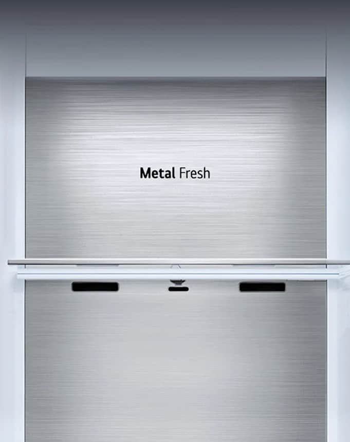 Metalja Metal Fresh paneeli esikülg, millel on näha „Metal Fresh“ logo.