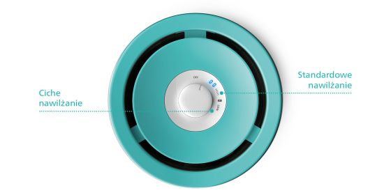 Philips Komfortowy i zdrowy poziom nawilżenia powietrza Philips Komfortowy i zdrowy poziom nawilżenia powietrza