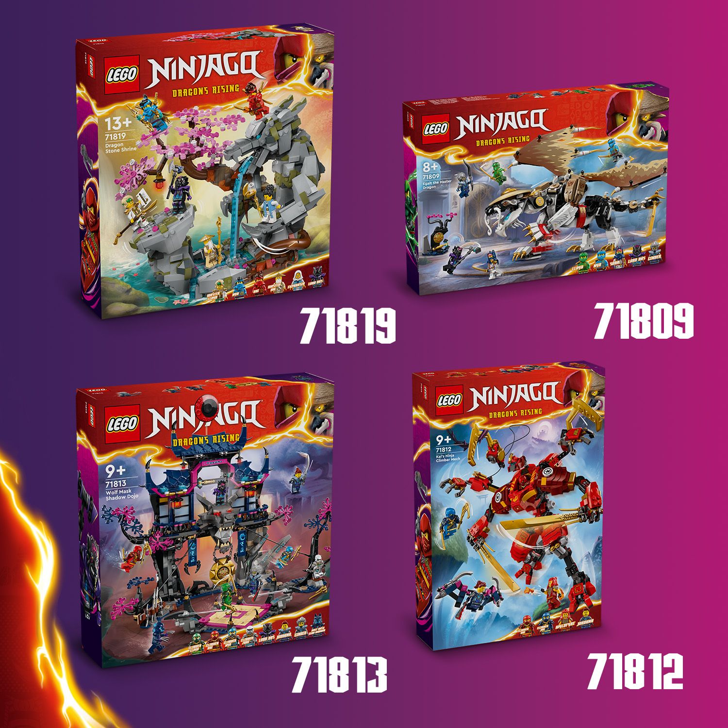 Więcej zestawów LEGO® NINJAGO® do kolekcji