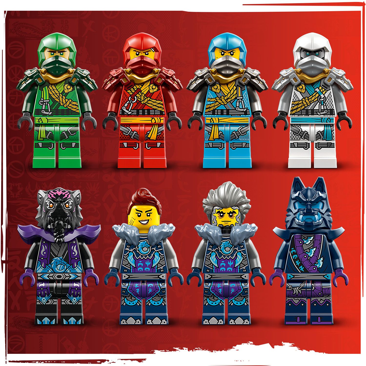 Osiem minifigurek NINJAGO®