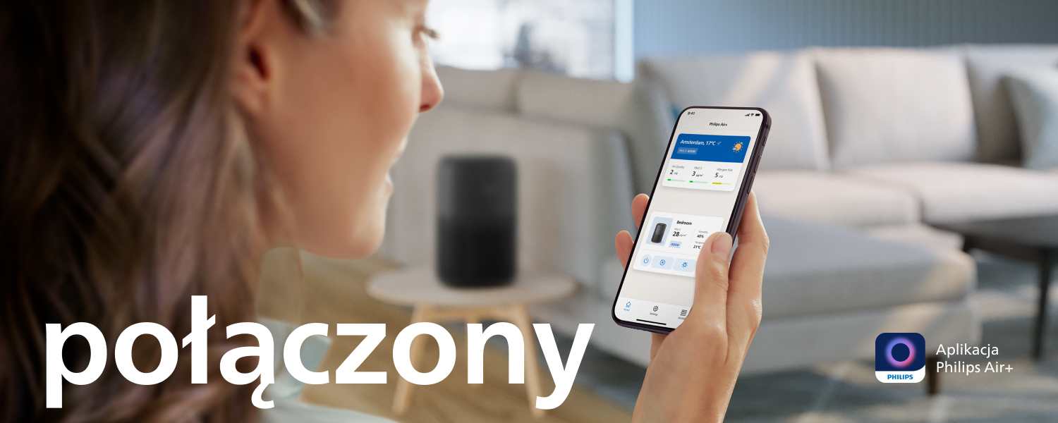 Aplikacja Air+ na smartfonie Aplikacja Air+ na smartfonie