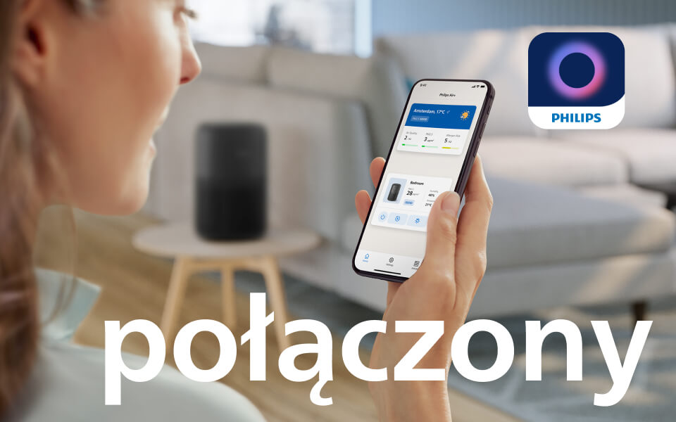 Aplikacja Air+ na smartfonie Aplikacja Air+ na smartfonie