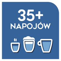 Ponad 35 napojów na gorąco i zimno za 1 dotknięciem