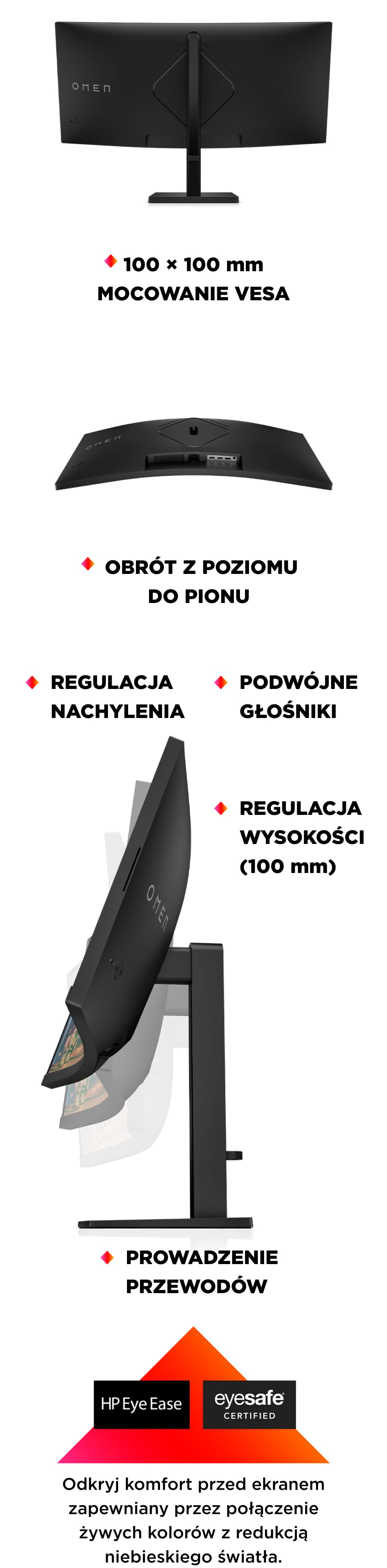 Image: HP MONITOR GAMINGOWY OMEN 34c HP MONITOR GAMINGOWY OMEN 34c