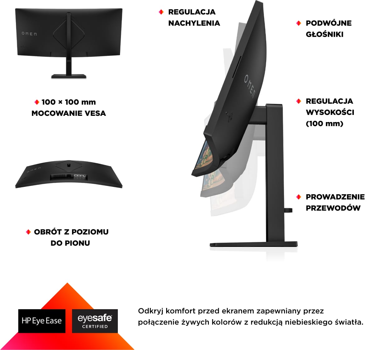 Image: HP MONITOR GAMINGOWY OMEN 34c HP MONITOR GAMINGOWY OMEN 34c
