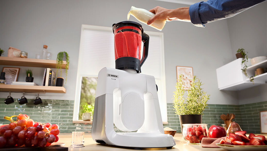 Blender klielichowy Thermosafe o pojemności 2,3 l (z zawartością 1,5 l) o grubych szklanych ściankach