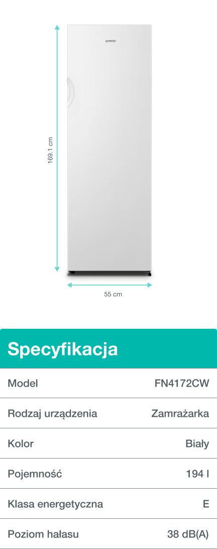 Image: Gorenje fridge FN4172CW Gorenje fridge FN4172CW