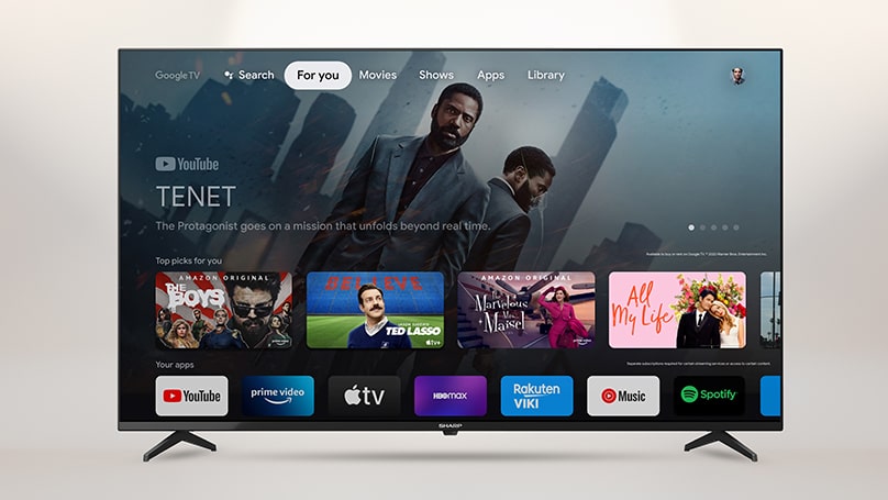 4K ULTRA HD LED SHARP GOOGLE TV
