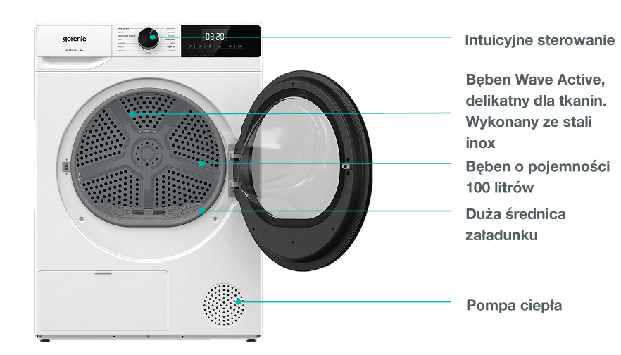 Image: GORENJE LAUNDRY DHNE82-PL GORENJE LAUNDRY DHNE82-PL
