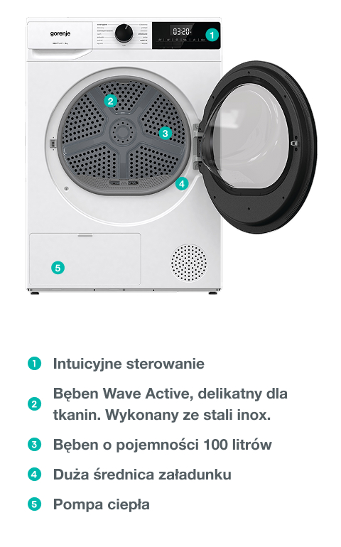 Image: GORENJE LAUNDRY DHNE82-PL GORENJE LAUNDRY DHNE82-PL