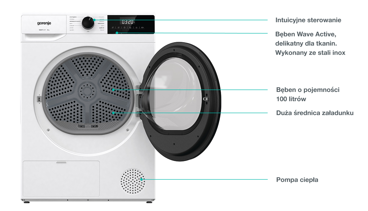 Image: GORENJE LAUNDRY DHNE82-PL GORENJE LAUNDRY DHNE82-PL