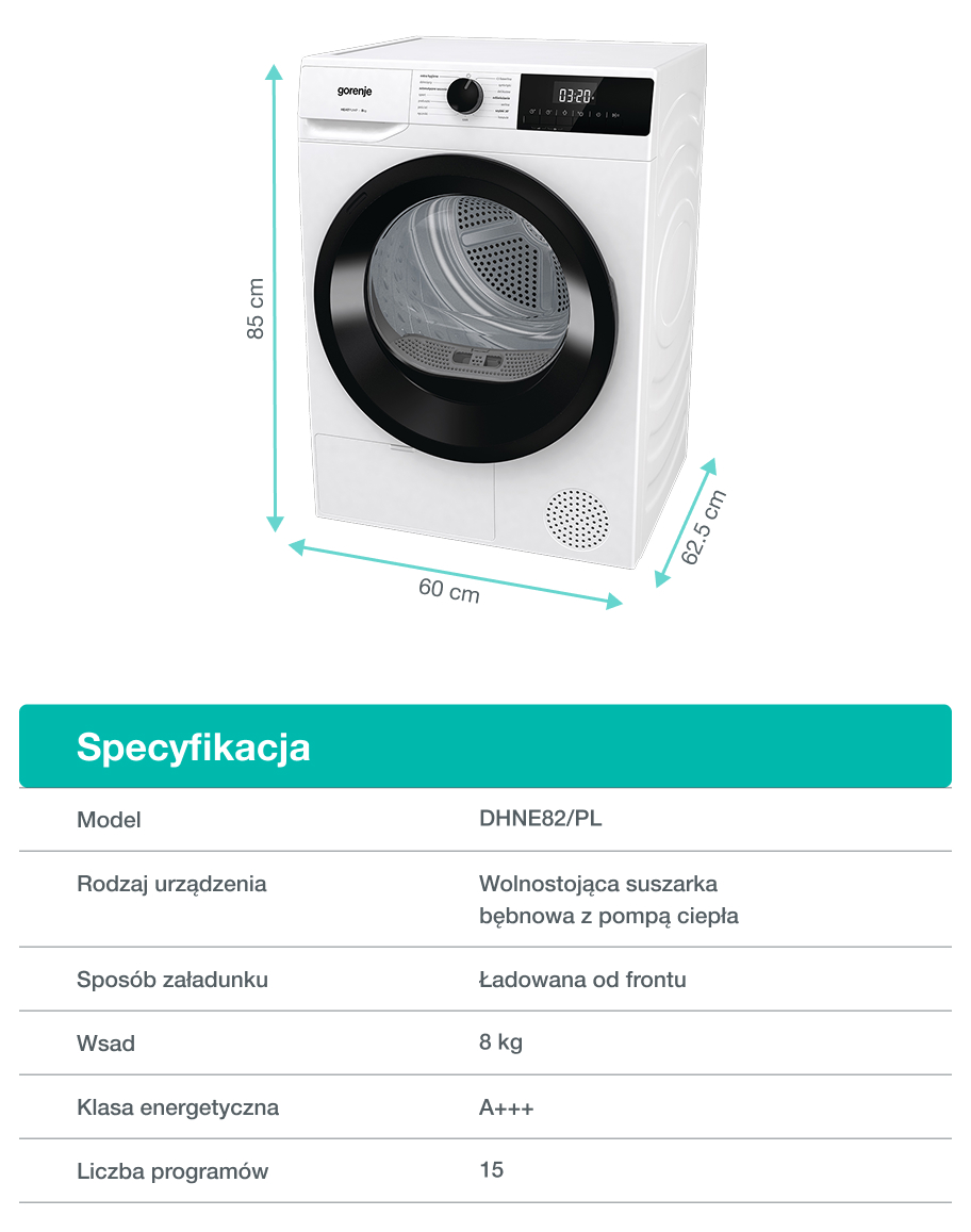 Image: GORENJE LAUNDRY DHNE82-PL GORENJE LAUNDRY DHNE82-PL