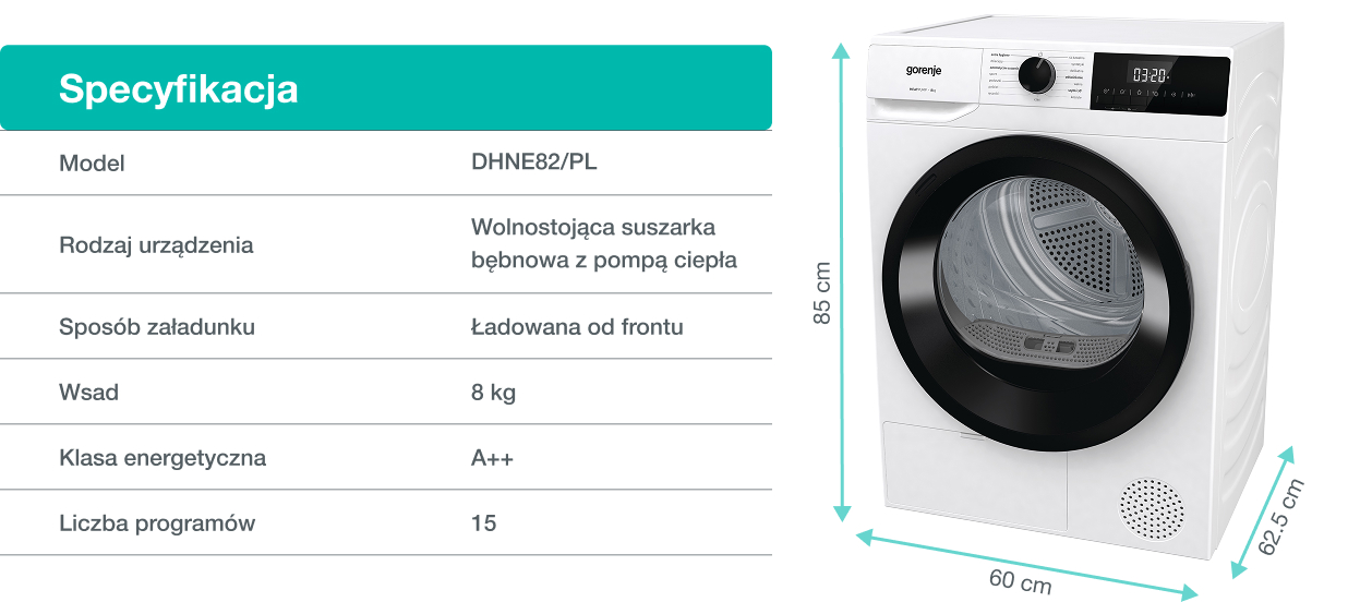 Image: GORENJE LAUNDRY DHNE82-PL GORENJE LAUNDRY DHNE82-PL