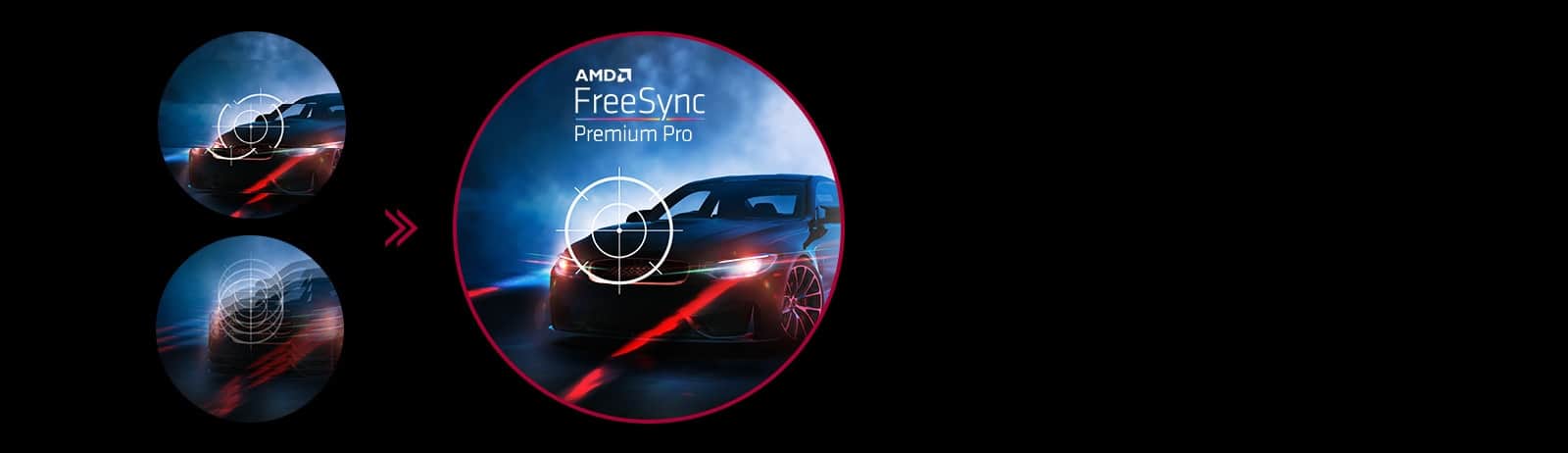 Technologia AMD FreeSync™ Premium Pro redukuje rozrywanie i zacinanie ekranu.