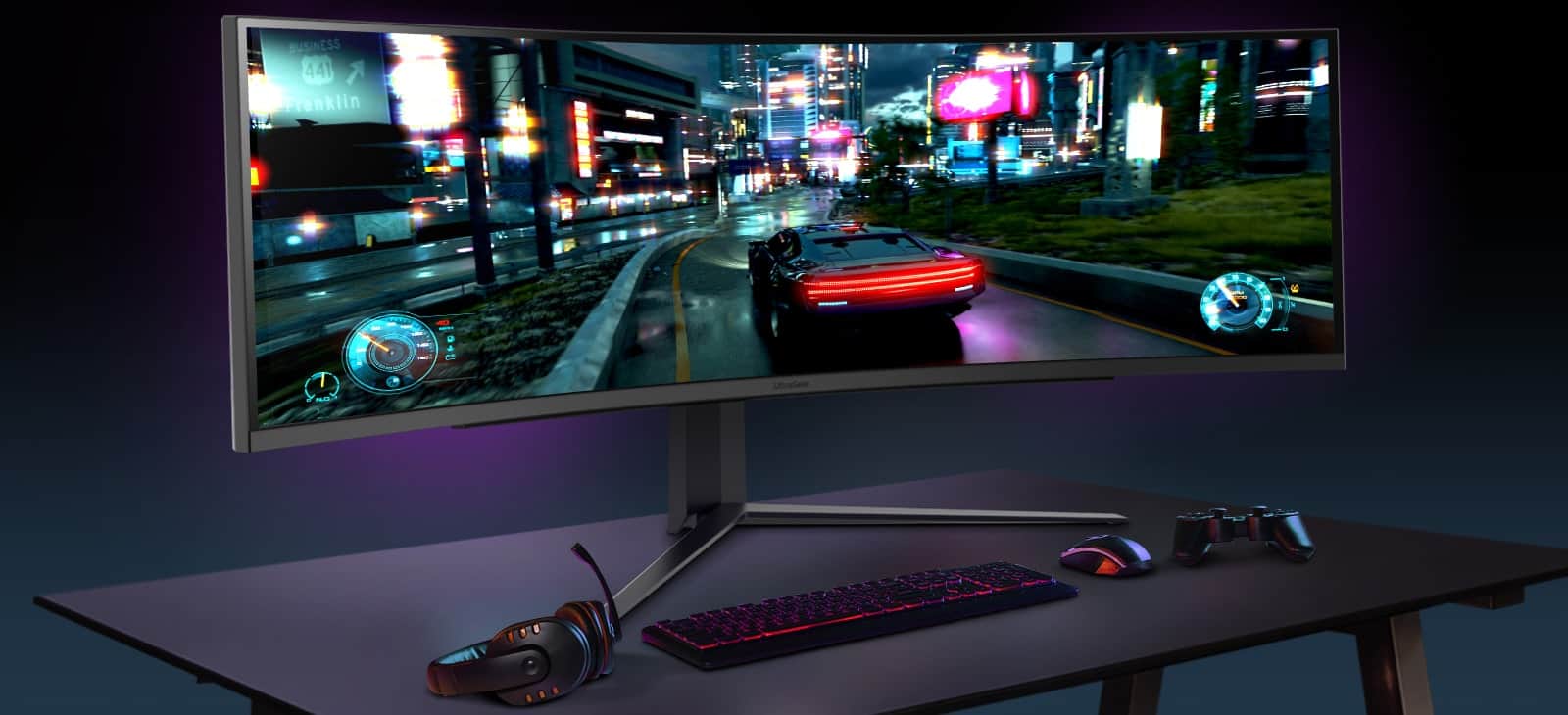 DQHD i 240 Hz przez DisplayPort lub HDMI