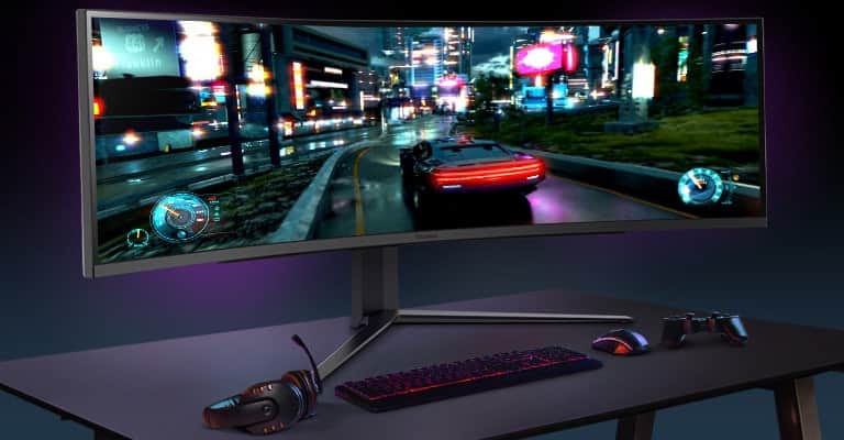 DQHD i 240 Hz przez DisplayPort lub HDMI
