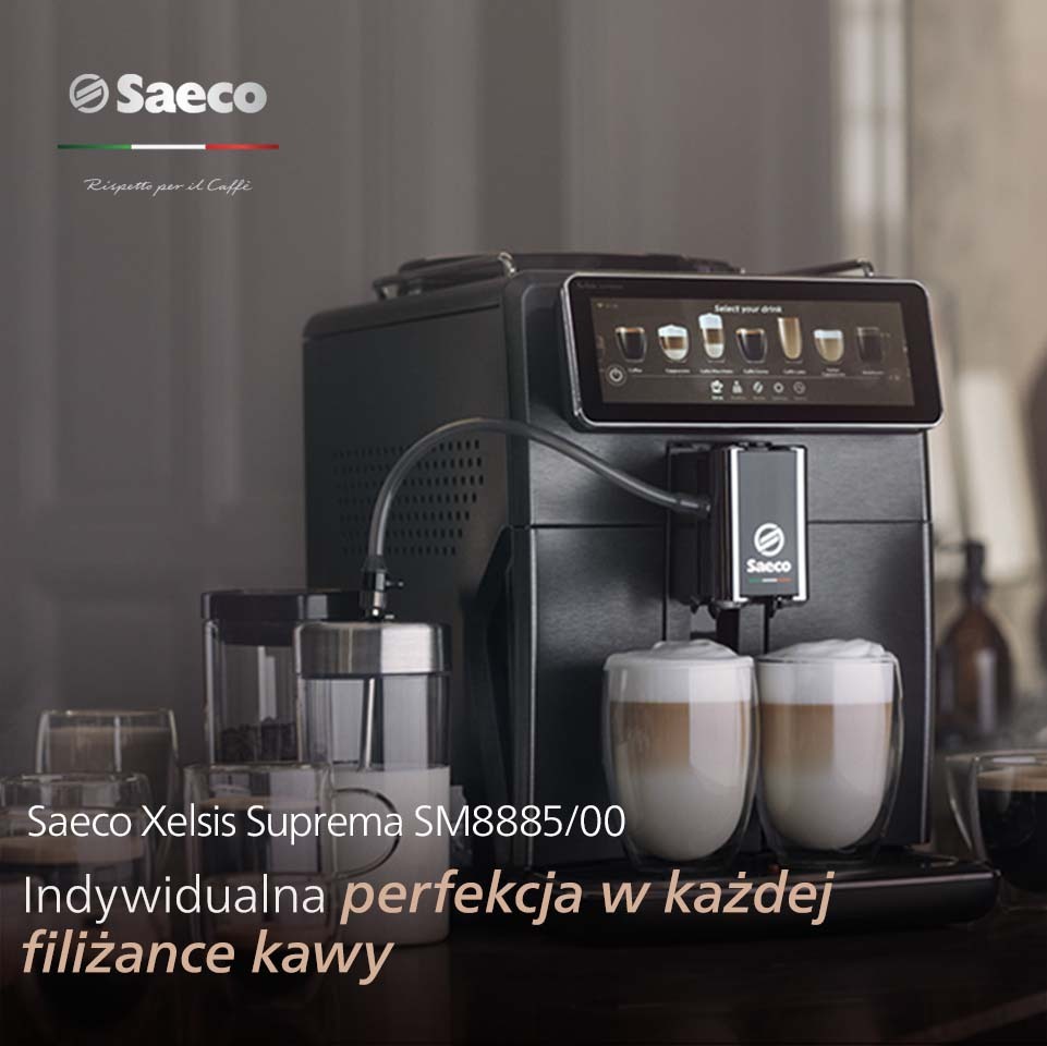 Sprawdź na Ceneo zalety ekspresu do kawy Saeco Xelsis Suprema Sprawdź na Ceneo zalety ekspresu do kawy Saeco Xelsis Suprema