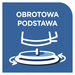 Wygodna obrotowa podstawa 360°