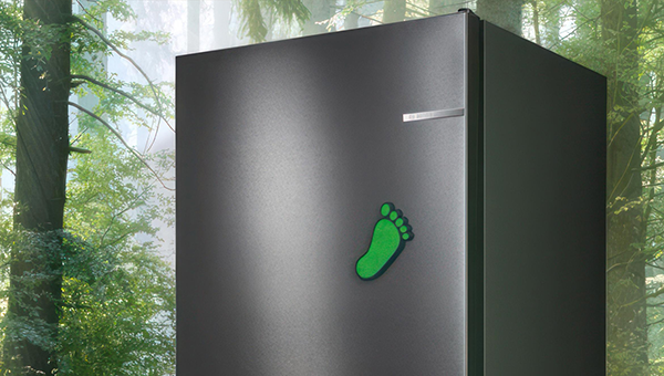 Chłodziarko-zamrażarka Green Collection - mniejszy ślad węglowy CO2 – bardziej ekologiczny styl życia.