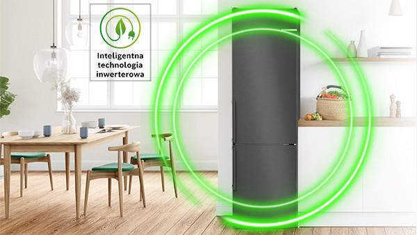 Inteligentna technologia inwerterowa to wyjątkowo cicha praca oraz trwałość i niezmiennie niskie zużycie energii.