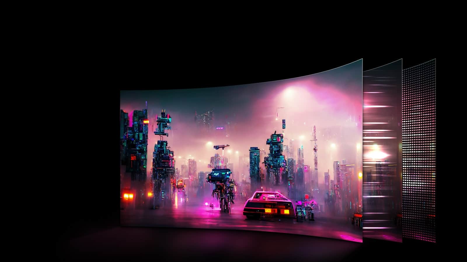 45-calowy ekran OLED 21:9 WQHD