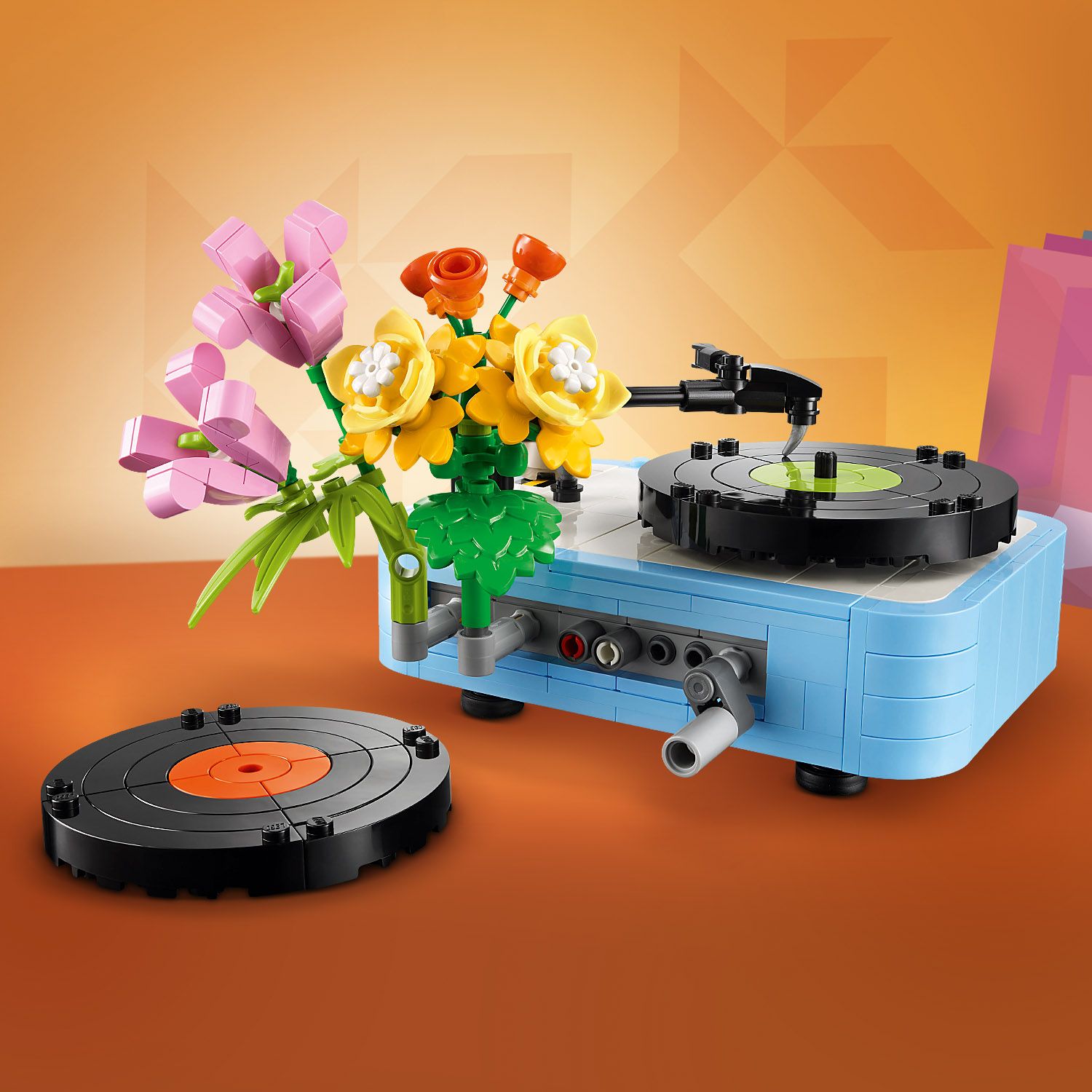 Gramofon w stylu retro