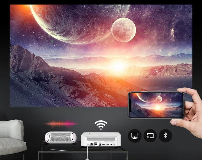 Projektor LG PF610P z zaawansowaną łącznością bezprzewodową