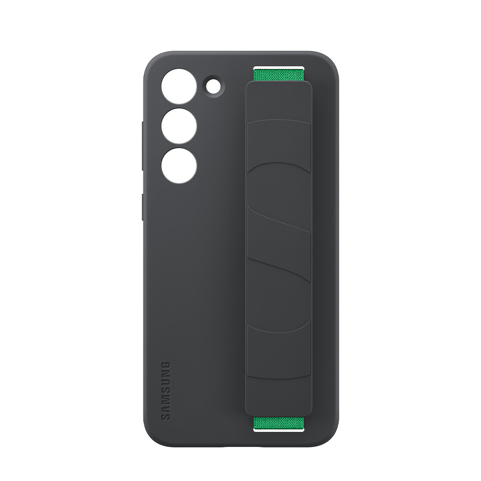 Czarne etui Silicone Grip Case na smartfon Galaxy S23+ Czarne etui Silicone Grip Case na smartfon Galaxy S23+