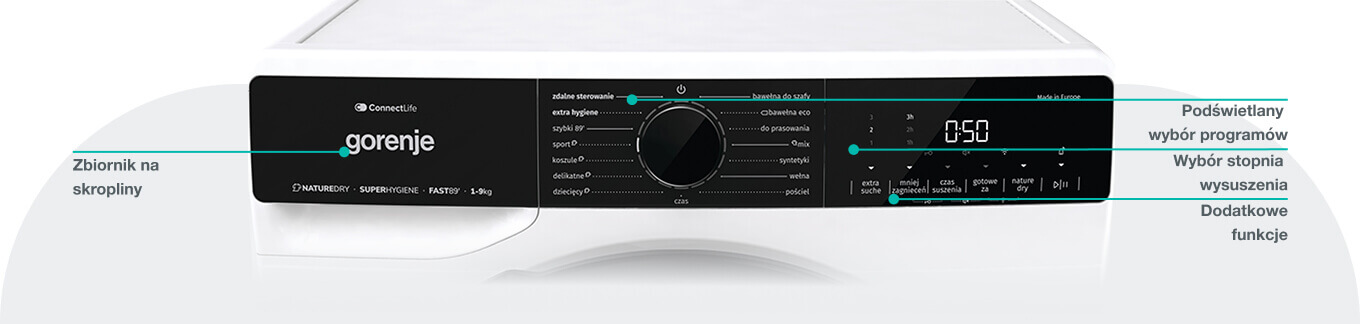 Image: GORENJE LAUNDRY DPNA92WIFI-PL GORENJE LAUNDRY DPNA92WIFI-PL