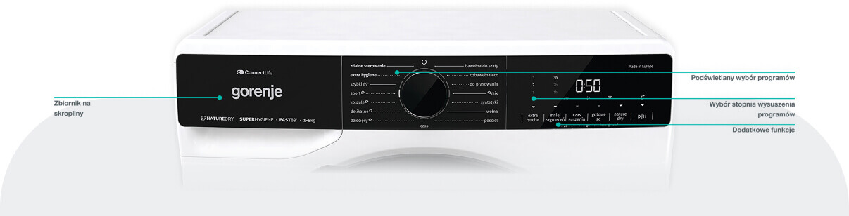 Image: GORENJE LAUNDRY DPNA92WIFI-PL GORENJE LAUNDRY DPNA92WIFI-PL