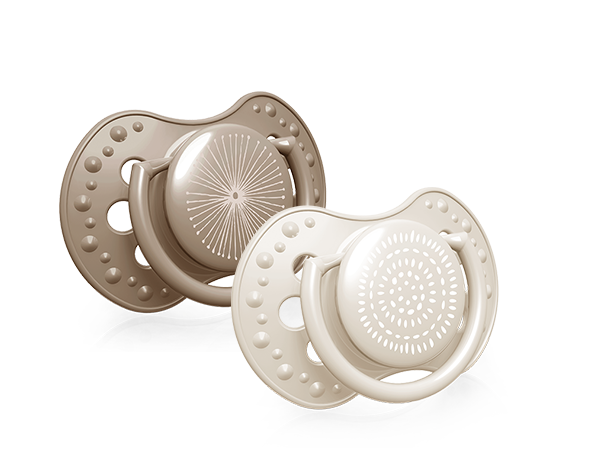 Dynamiczny smoczek® uspokajający LOVI Harmony 0-3m